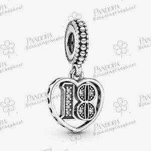 Pandora 18th Celebration Dangle Charm